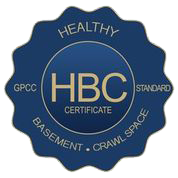 HBC seal Healthy Crawl Space Certificate
