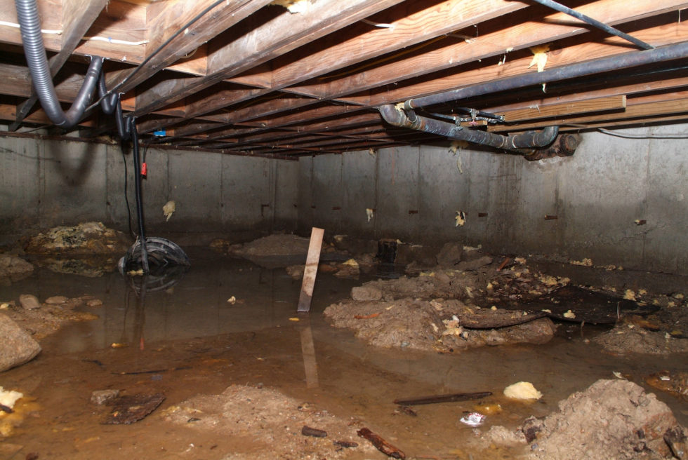 Crawl Space Drainage Solutions in MA & RI - Pioneer Basement