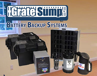 GrateSump Battery Backup System